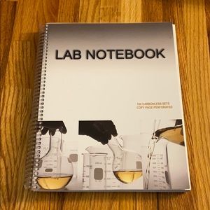 NEW Lab Notebook with Carbonless Paper